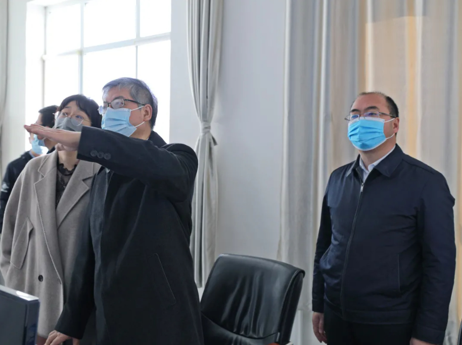 宁夏回族自治区副主席刘可为到爱游戏在线官网_爱游戏（中国）第八水厂调研指导工作